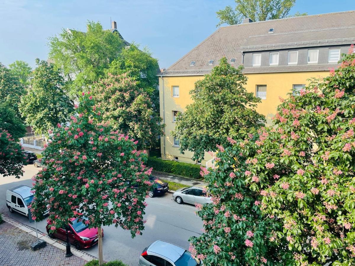 "Glueck Auf" Lichtdurchflutete Schicke Ferienwohnung In Zwickau Esterno foto